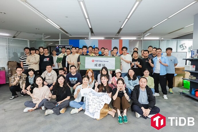 Group photo in Chengdu